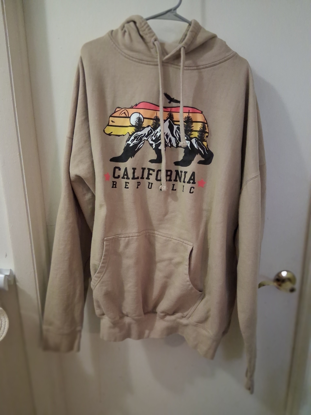 California Republic Shirt Mens 5XL Hoodie Sweatshirt Return Sender